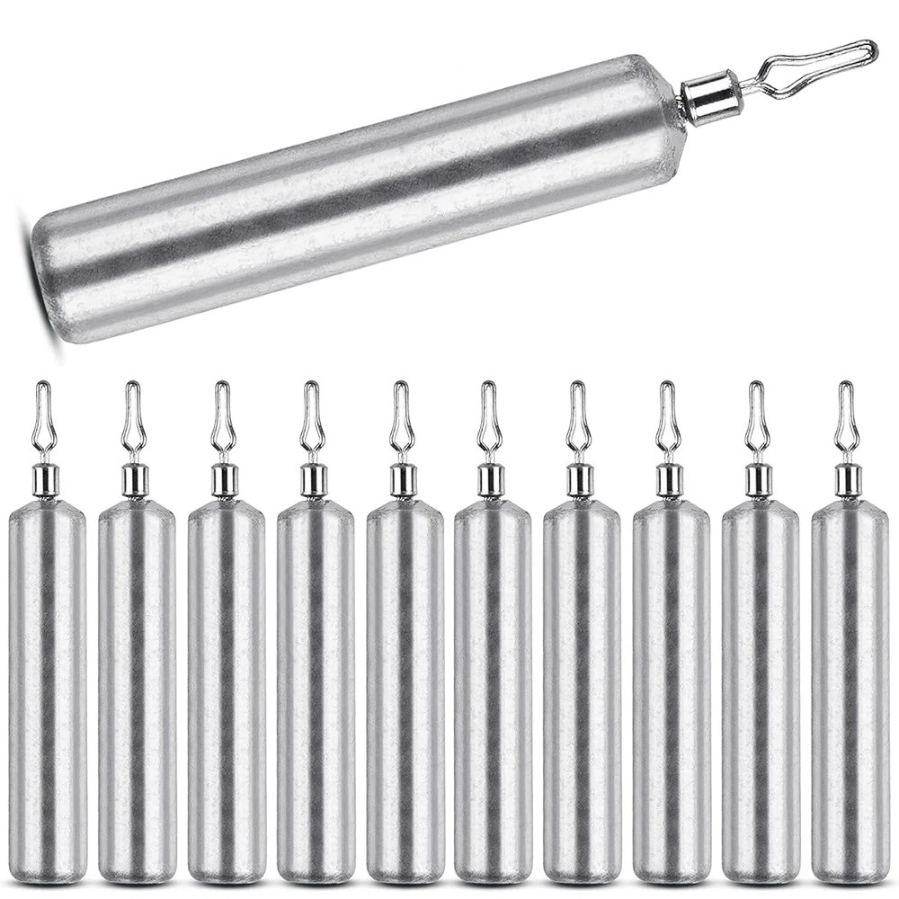10Pcs Drop Shot Fishing Weights Pencil Weights Fishing Sinker No Snag Drop Shot Rig Skinny Sinkers for Bass Saltwater Freshwater
10Pcs Drop Shot Fishing Weights Pencil Weights Fishing Sinker No Snag Drop Shot Rig Skinny Sinkers for Bass Saltwater Freshwater