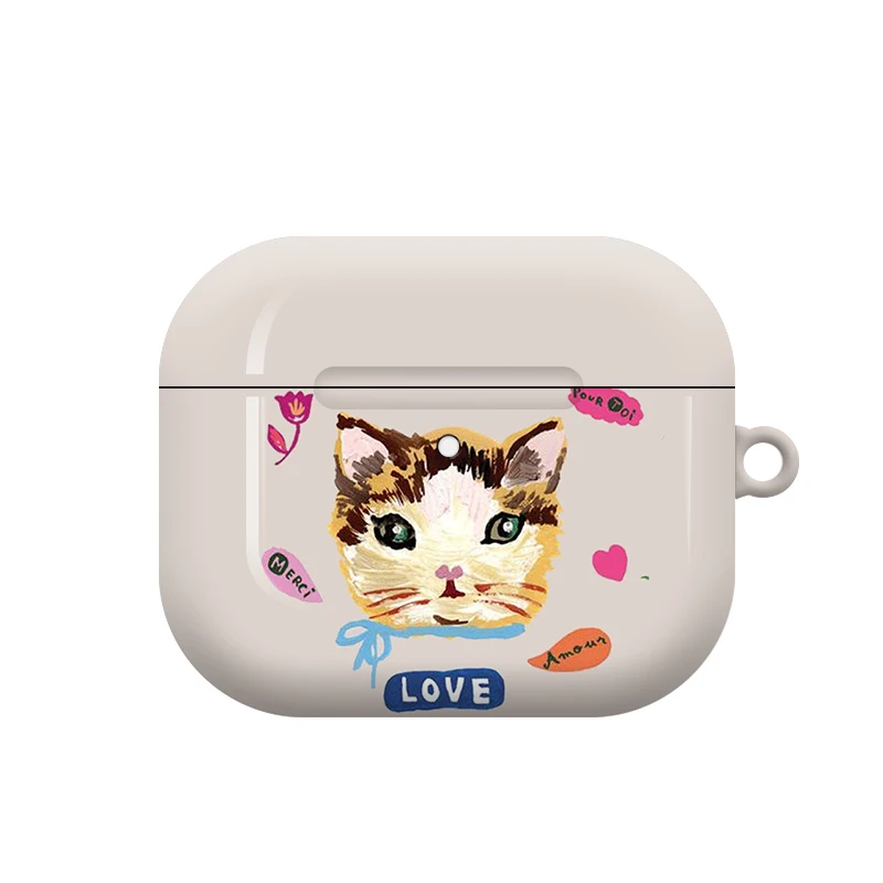 Ins Cute Cat Head Cartoon Protect Cover for Airpods Pro2nd Pro 3 1 2 Ins Simple Headphone Case Charging Box Fundas 
Ins Cute Cat Head Cartoon Protect Cover for Airpods Pro2nd Pro 3 1 2 Ins Simple Headphone Case Charging Box Fundas