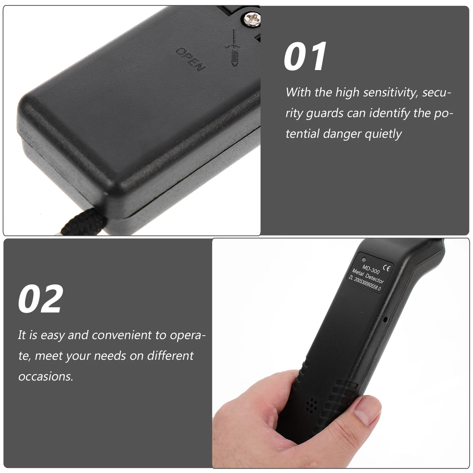 Handheld Metal High Sensitivity Security for Hotel Exam Room Gold Silver Coin Finder Outdoor Scanner
Handheld Metal High Sensitivity Security for Hotel Exam Room Gold Silver Coin Finder Outdoor Scanner