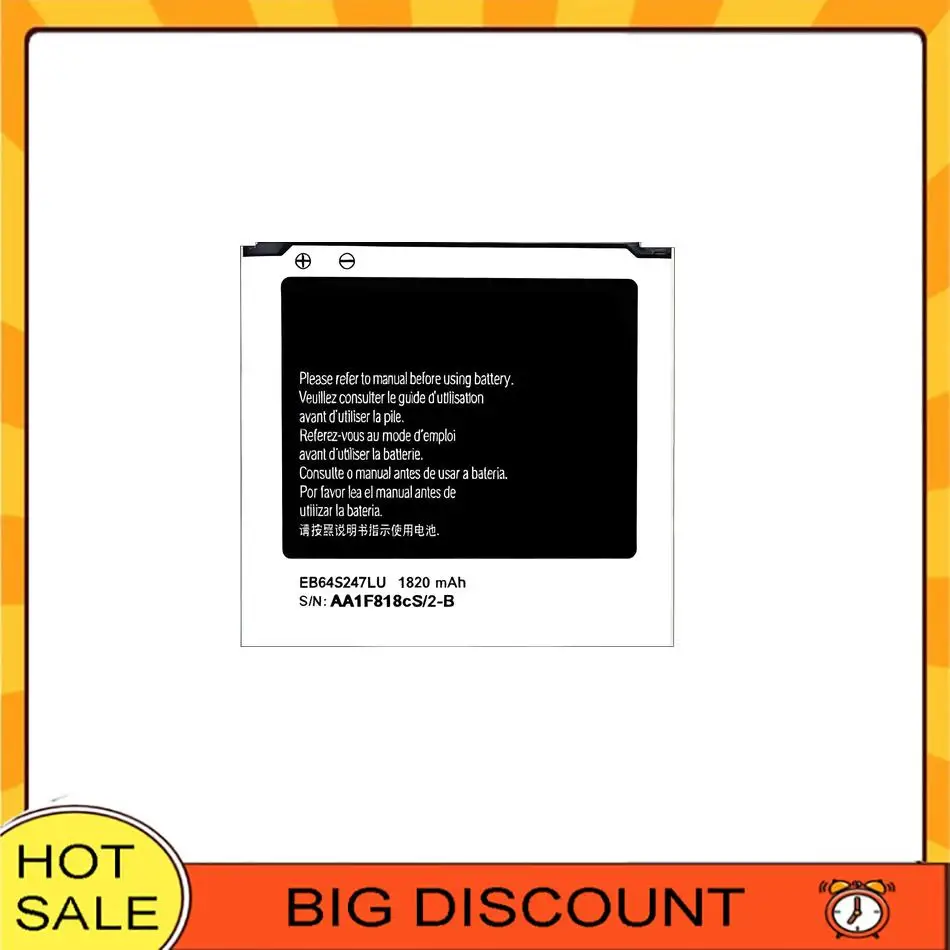 For Samsung Galaxy W2013 i9235 B9388 E400 E400L E400S Stable EB645247LU 1820mAh Mobile Phone Battery
For Samsung Galaxy W2013 i9235 B9388 E400 E400L E400S Stable EB645247LU 1820mAh Mobile Phone Battery