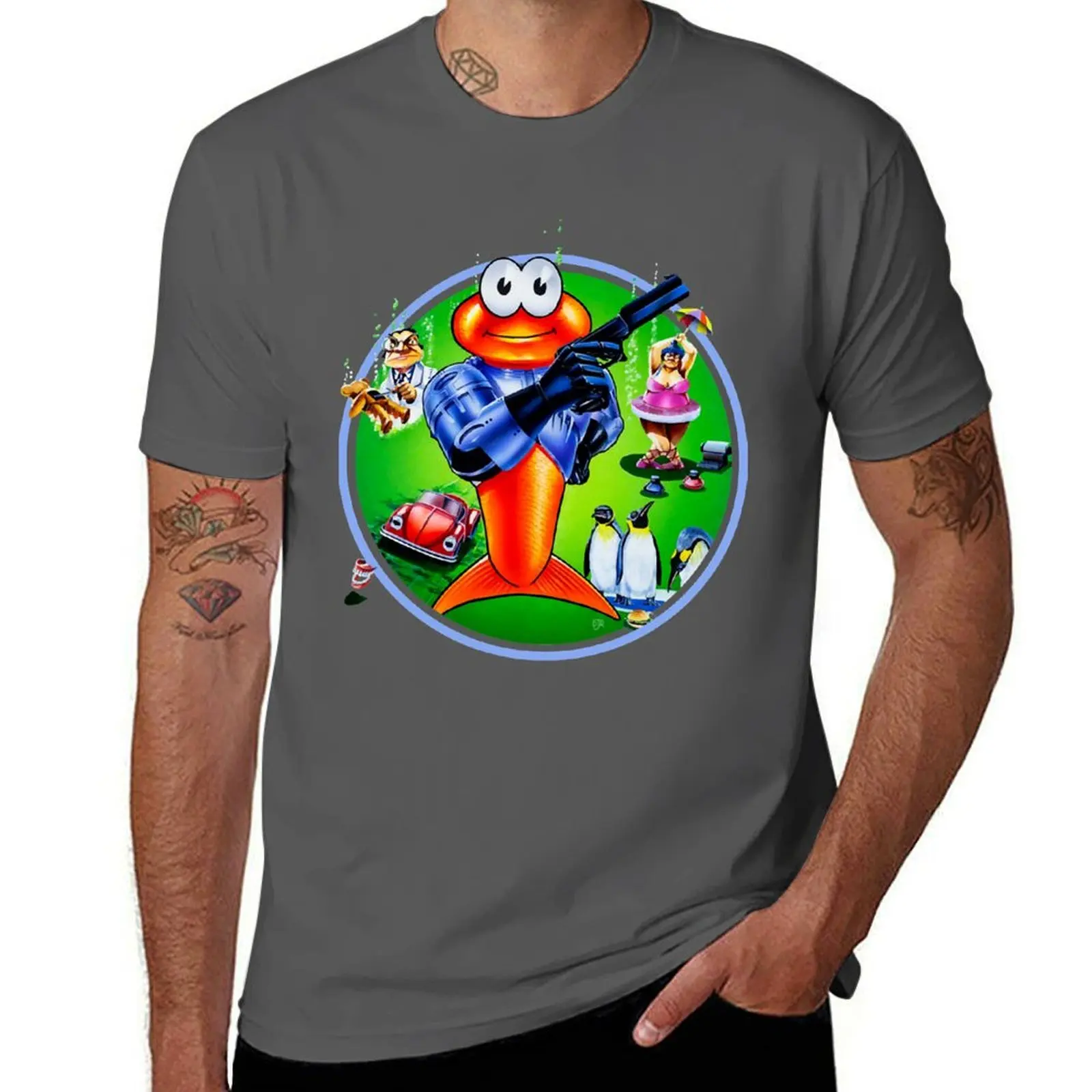 James Pond 2 Codename Robocod - Emblem Classic T-Shirt Active Wear Sports T-Shirt for Men
James Pond 2 Codename Robocod - Emblem Classic T-Shirt Active Wear Sports T-Shirt for Men