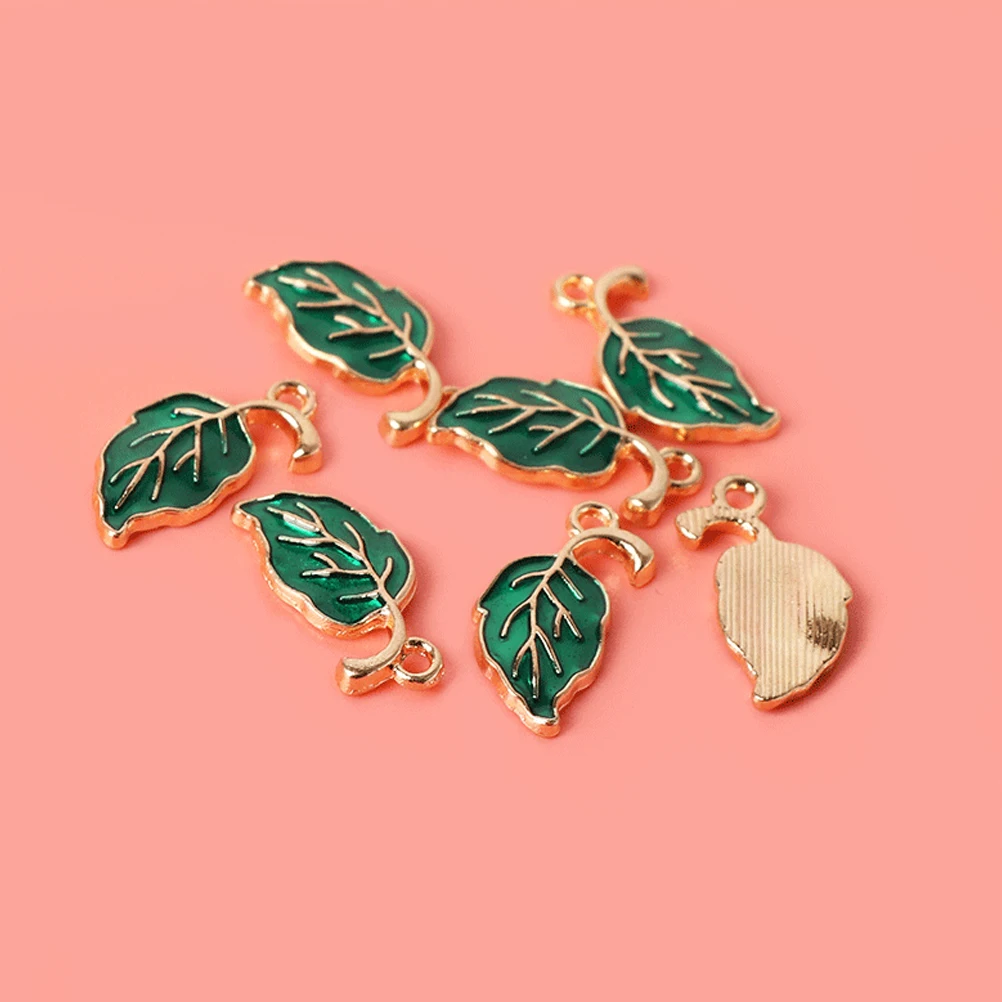 20pcs Leaf Charms Necklace Making Bracelet DIY Alloy Jewelry Accessories Gold Green Plant Decorations Handmade Crafts
20pcs Leaf Charms Necklace Making Bracelet DIY Alloy Jewelry Accessories Gold Green Plant Decorations Handmade Crafts
