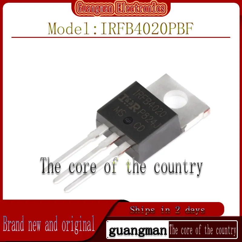 50PCS IRFB4020PBF TO-220 Imported in original packaging IRFB4020 N-channel 200V/18A in-line MOSFET MOSFET
50PCS IRFB4020PBF TO-220 Imported in original packaging IRFB4020 N-channel 200V/18A in-line MOSFET MOSFET