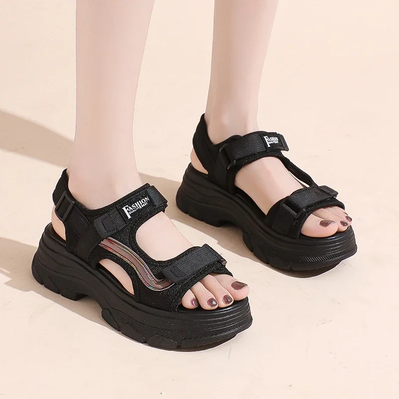 2025 Hot Sale Female Shoes Open Toe Women's Sandals Platform Outdoor Casual Sandals Women Round Toe Flat with Ladies Shoes
2025 Hot Sale Female Shoes Open Toe Women's Sandals Platform Outdoor Casual Sandals Women Round Toe Flat with Ladies Shoes