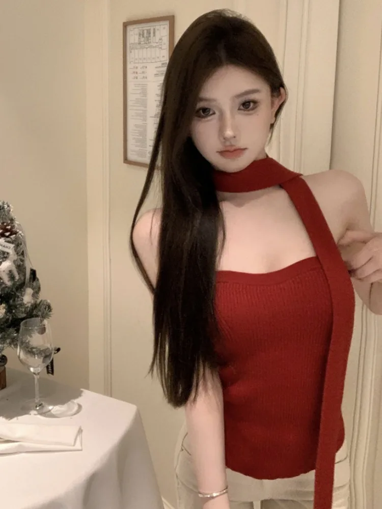 Red Sash Pleated Crop Top Women Sexy Pure Desire Slim Fit Base Shirt Autumn Winter High End Feeling Top Korean Style Short Le...
Red Sash Pleated Crop Top Women Sexy Pure Desire Slim Fit Base Shirt Autumn Winter High End Feeling Top Korean Style Short Le...