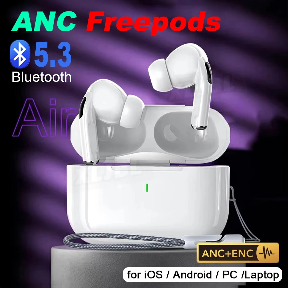 Freepods Bluetooth Earpphone Air Buds Pro 2 Wireless Earbuds Active Noise Cancelling Sport Heasdet Gaming Heaphone for phone
Freepods Bluetooth Earpphone Air Buds Pro 2 Wireless Earbuds Active Noise Cancelling Sport Heasdet Gaming Heaphone for phone