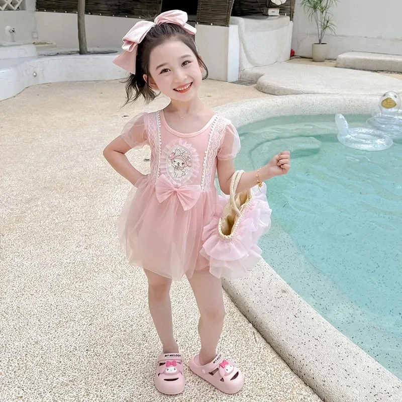 Summer My Melody Kawaii Anime Sanrio Ins Fashion Short Sleeve Shirt Skirt Cute Baby Princess Swimsuit Clothes Gifts for Kids
Summer My Melody Kawaii Anime Sanrio Ins Fashion Short Sleeve Shirt Skirt Cute Baby Princess Swimsuit Clothes Gifts for Kids