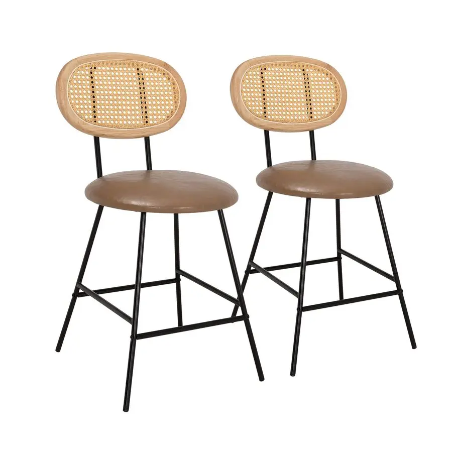 Барный стул из ротанга, барные стулья для барной стойки, кожаные барные стулья для помещений с металлическими ножками и спинкой из ротанга, обеденный стул без подлокотников
Барный стул из ротанга, барные стулья для барной стойки, кожаные барные стулья для помещений с металлическими ножками и спинкой из ротанга, обеденный стул без подлокотников