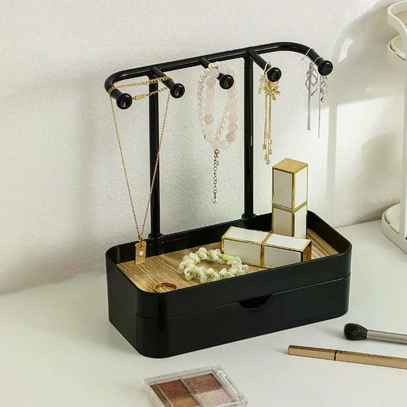 Jewelry Organizer Display Stand Rack With Wooden Tray For Necklaces Rings Earrings Bracelets Storage Hanging Organizer Holder
Jewelry Organizer Display Stand Rack With Wooden Tray For Necklaces Rings Earrings Bracelets Storage Hanging Organizer Holder