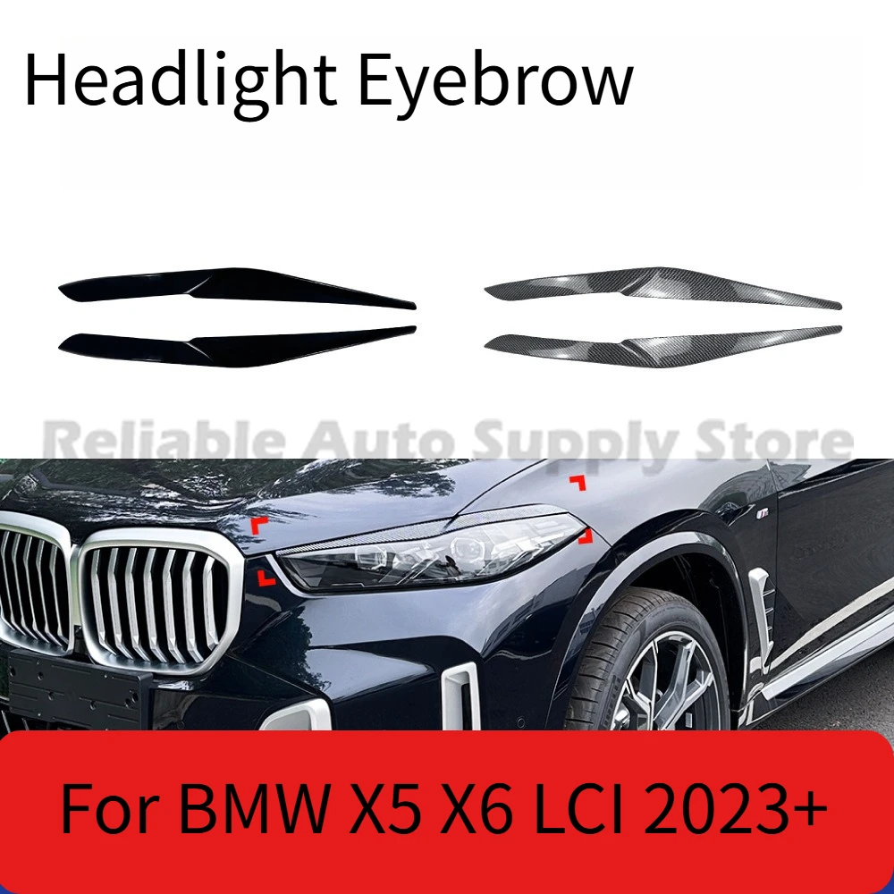 ABS Glossy Headlight Eyebrow For BMW X5 X6 G05 G06 LCI 2023+ 2pcs a set Car Modification Parts Car Stickers
ABS Glossy Headlight Eyebrow For BMW X5 X6 G05 G06 LCI 2023+ 2pcs a set Car Modification Parts Car Stickers