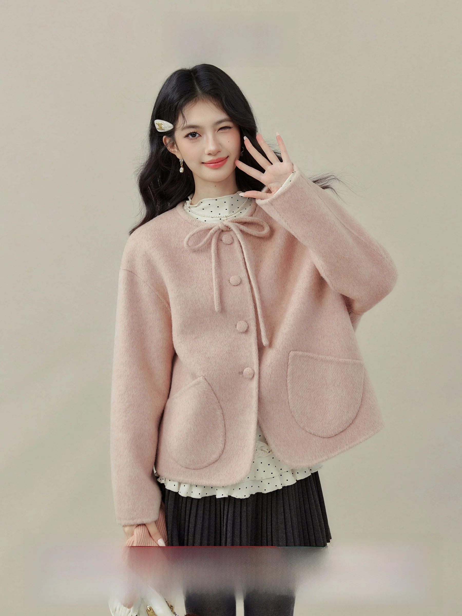 Зимнее пальто Xuan Thiened для женщин, свободное шерстяное пальто, повседневное, молодежное, удлиненное, без воротника
Зимнее пальто Xuan Thiened для женщин, свободное шерстяное пальто, повседневное, молодежное, удлиненное, без воротника