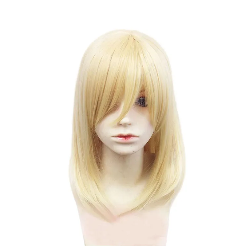Wizard Howl Short Blonde And Short Black Heat Resistant Synthetic Hair Cosplay Costume Wig + Cap
Wizard Howl Short Blonde And Short Black Heat Resistant Synthetic Hair Cosplay Costume Wig + Cap