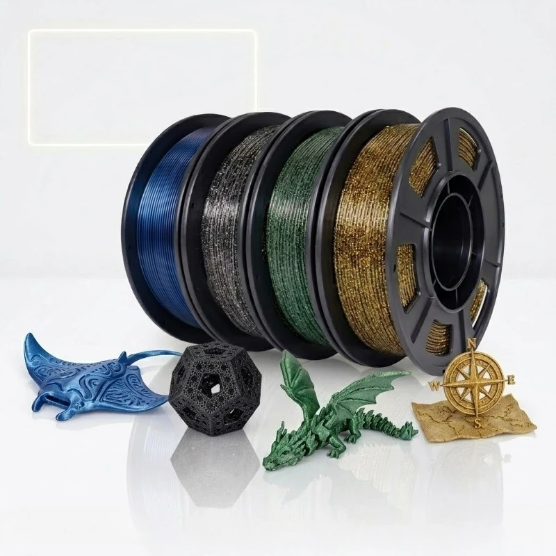 3D Printer Filament Galaxy PLA Filament 1.75mm, 250g*4pack, 3D Printing Filament, Multi Color Filament Glitter
3D Printer Filament Galaxy PLA Filament 1.75mm, 250g*4pack, 3D Printing Filament, Multi Color Filament Glitter