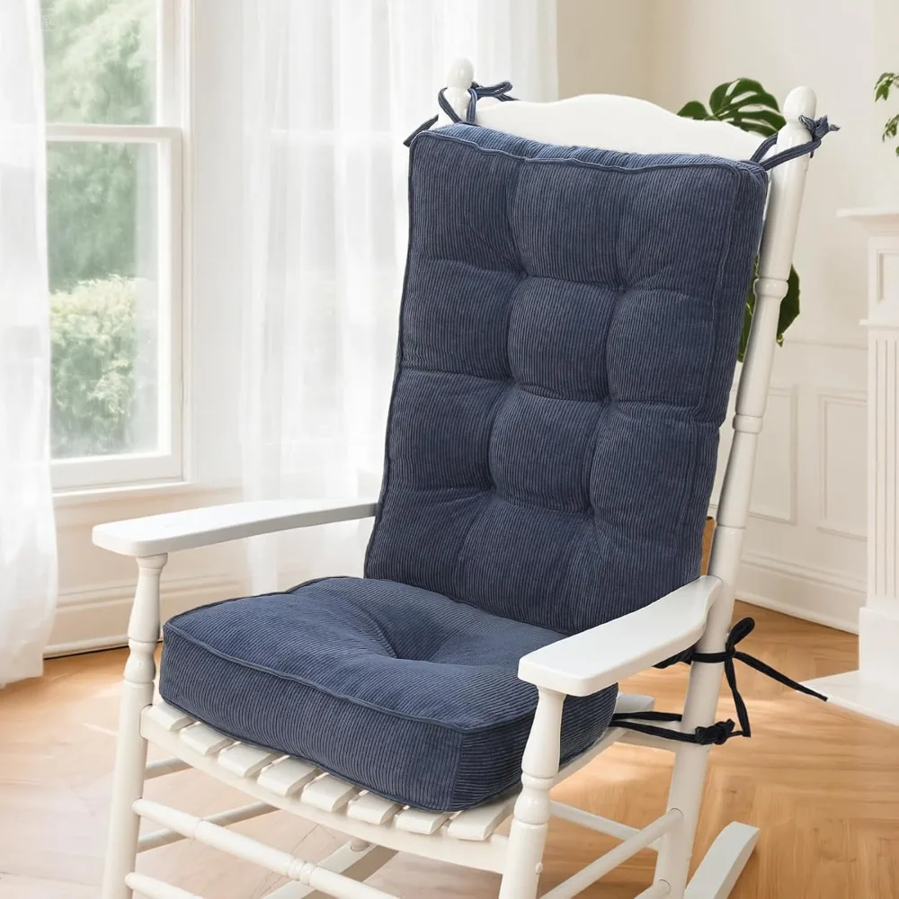Rocking Chair Cushion - Non-Slip Thick Rocking Chair Pad Indoor with Ties High-Back Rocker Cushion Set for Porches Balconies Nur
Rocking Chair Cushion - Non-Slip Thick Rocking Chair Pad Indoor with Ties High-Back Rocker Cushion Set for Porches Balconies Nur