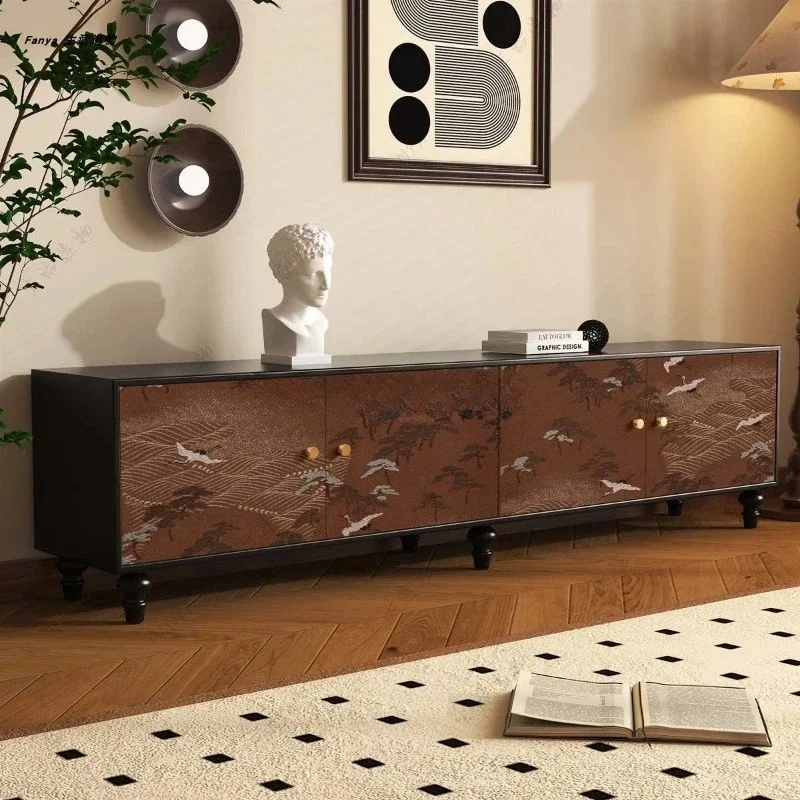 B medieval solid wood TV cabinet storage storage wall side cabinet
B medieval solid wood TV cabinet storage storage wall side cabinet