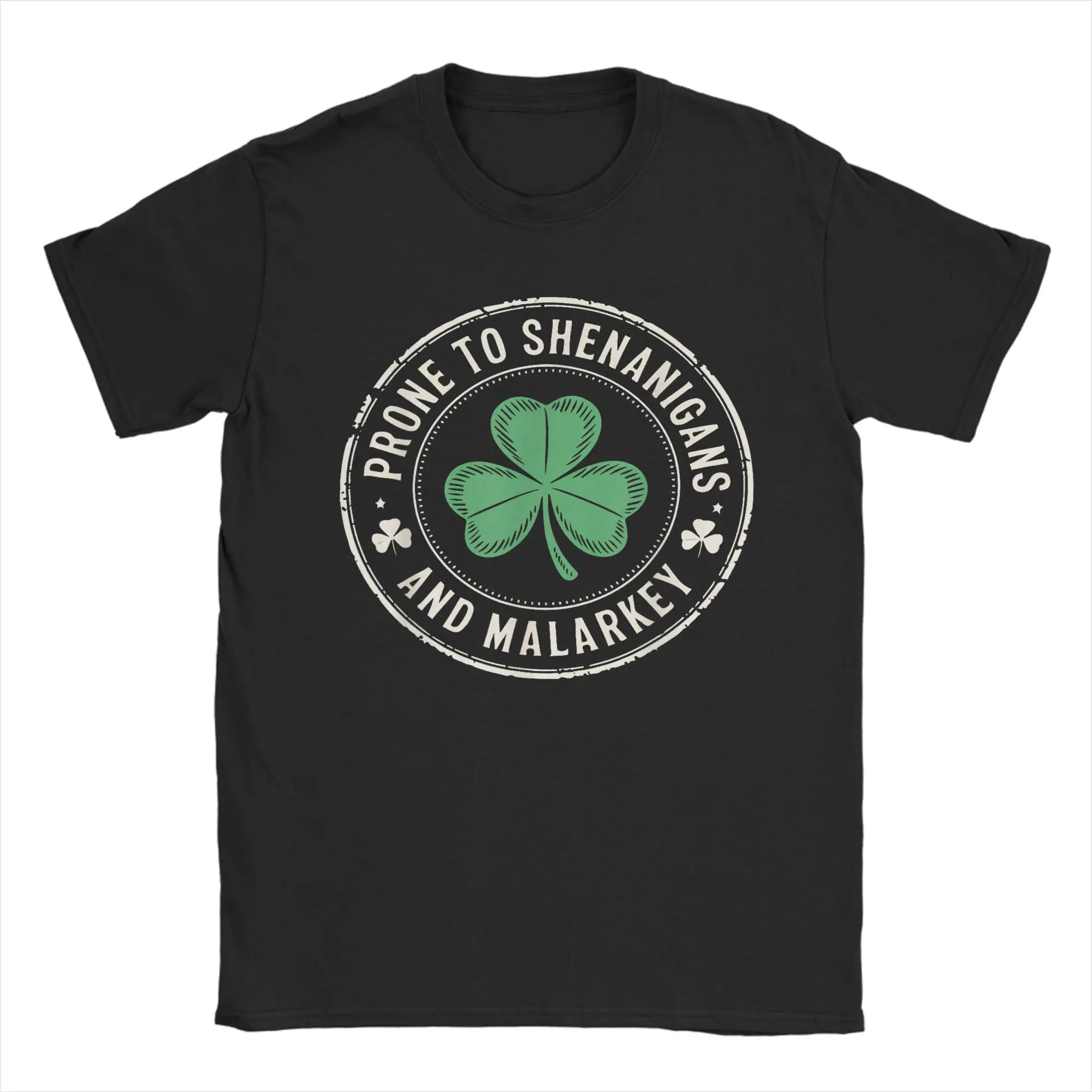 Funny Prone to Shenanigans and Malarkey St Patrick's Day T-Shirts Men Cotton Tee Shirt Short Sleeve T Shirt Gift Idea Clothing
Funny Prone to Shenanigans and Malarkey St Patrick's Day T-Shirts Men Cotton Tee Shirt Short Sleeve T Shirt Gift Idea Clothing