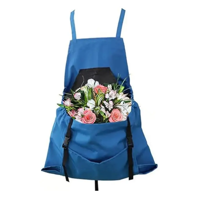 Cross-Back Gardening Apron Deep Kangaroo Release Pockets Harvesting Garden Apron Pouch Fruit Storage Apron Blue-AT64
Cross-Back Gardening Apron Deep Kangaroo Release Pockets Harvesting Garden Apron Pouch Fruit Storage Apron Blue-AT64