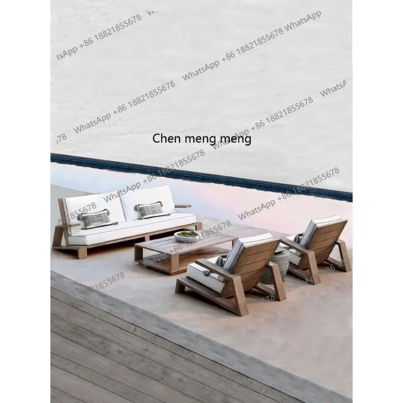 zHOutdoor sofa courtyard teak, villa, outdoor leisure solid wood sofa furniture
zHOutdoor sofa courtyard teak, villa, outdoor leisure solid wood sofa furniture