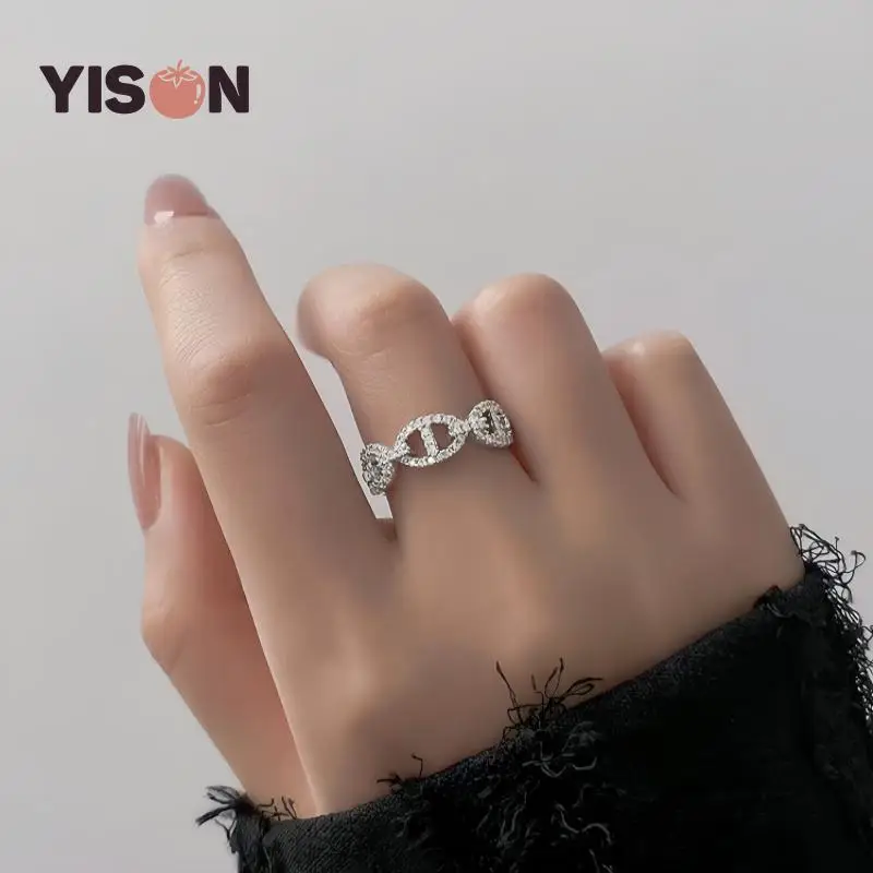 Exquisite Shining Trendy Pig Nose Zircon Adjustable Rings For Women Beautiful Fashion Party Finger Ring Gift Charm Jewelry
Exquisite Shining Trendy Pig Nose Zircon Adjustable Rings For Women Beautiful Fashion Party Finger Ring Gift Charm Jewelry