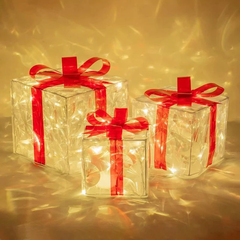 Christmas Glowing Gifts Box Decoration With Bow Lighting Box Outdoor Light Xmas New Year 2024 Home Yard Decor
Christmas Glowing Gifts Box Decoration With Bow Lighting Box Outdoor Light Xmas New Year 2024 Home Yard Decor