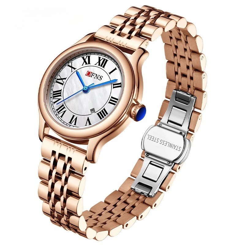 quartz women's watch hot-selling Fritillary Roman scale high-end waterproof quartz watch light luxury calendar women's watch
quartz women's watch hot-selling Fritillary Roman scale high-end waterproof quartz watch light luxury calendar women's watch