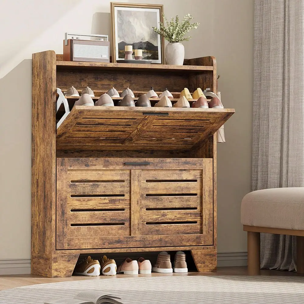 Shoe Storage Cabinet With 2 Flip Drawers,Freestanding Organizer For Entryway,Narrow Shoe Cabinet Rack Cabinet,Hidden Slim Shoe O
Shoe Storage Cabinet With 2 Flip Drawers,Freestanding Organizer For Entryway,Narrow Shoe Cabinet Rack Cabinet,Hidden Slim Shoe O