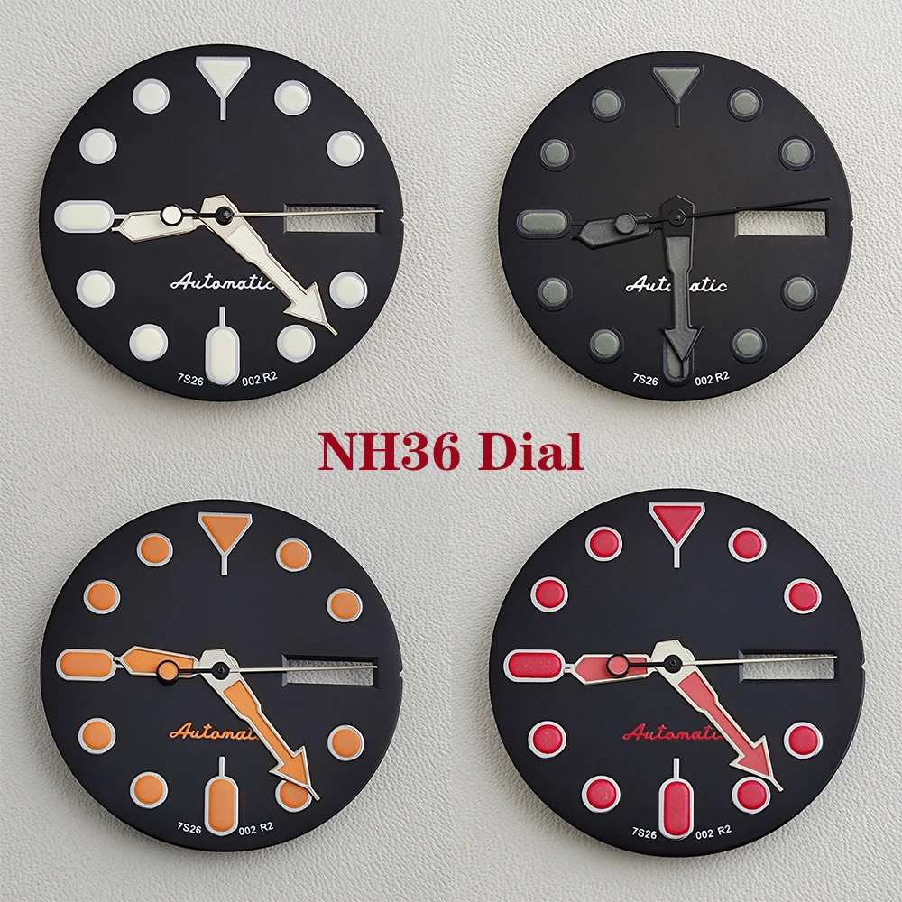 28.5mm watch dial NH36 dial green luminous personalized dial suitable for NH36 movement watch accessories watch repair tools
28.5mm watch dial NH36 dial green luminous personalized dial suitable for NH36 movement watch accessories watch repair tools