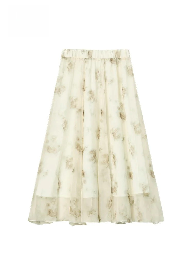 GOFAR New Chinese Sle Water-Mark Print Midi Skirt Women's Summer New Loose A-Line Skirt High Waist Long Dr Polyester
GOFAR New Chinese Sle Water-Mark Print Midi Skirt Women's Summer New Loose A-Line Skirt High Waist Long Dr Polyester