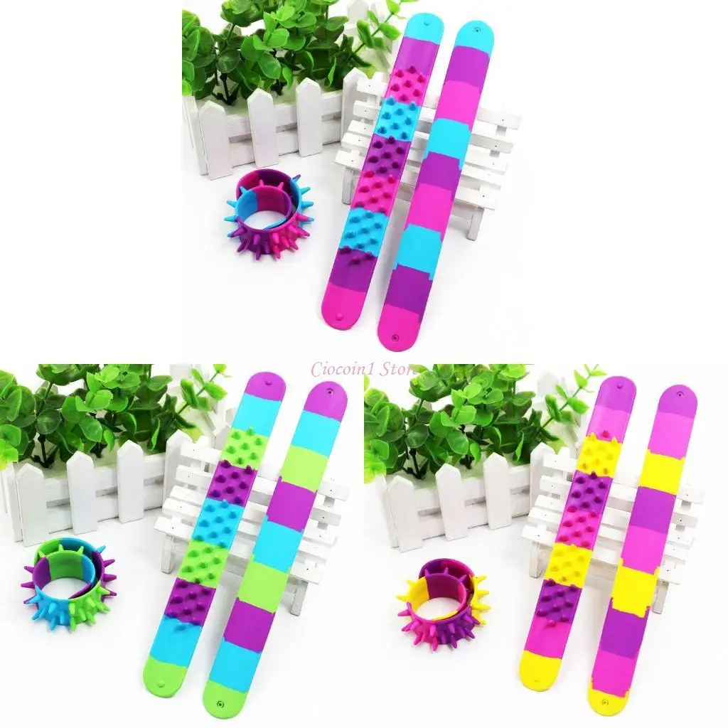 Y1UB Toy Bracelet Bracelet Spicky Slap Bracelet Bracelet снятие напряжения набор игрушек
Y1UB Toy Bracelet Bracelet Spicky Slap Bracelet Bracelet снятие напряжения набор игрушек