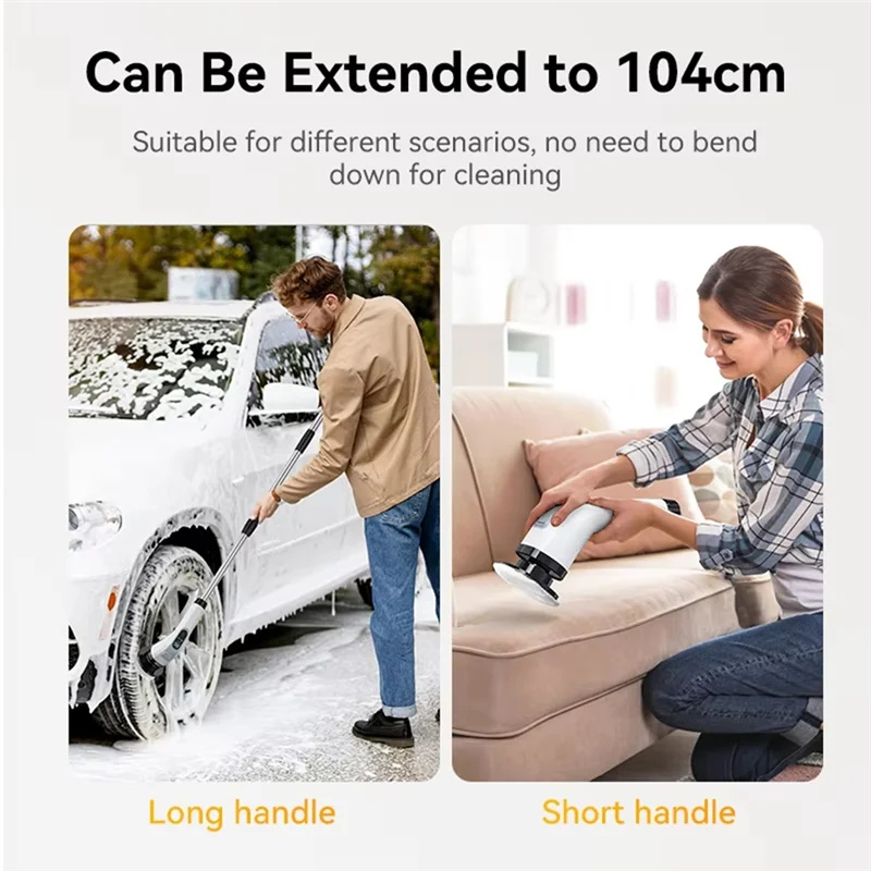 Practical-Electric Cleaning Brush Cordless Handheld Shower Scrubber Cleaner Multifunctional Cleaner
Practical-Electric Cleaning Brush Cordless Handheld Shower Scrubber Cleaner Multifunctional Cleaner