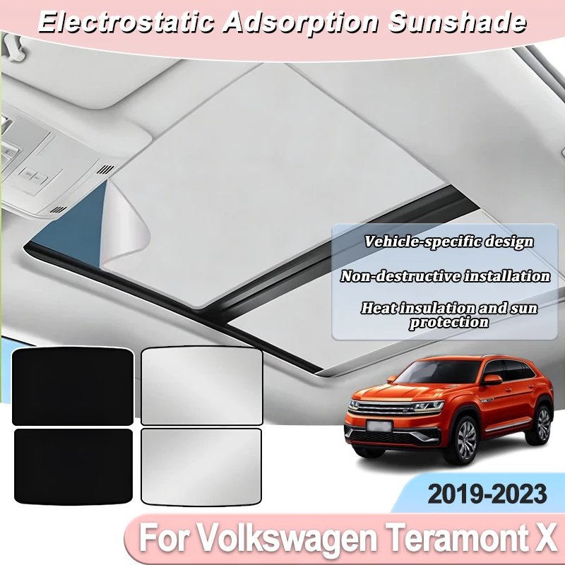 For Volkswagen VW Teramont X 2019~2023 Car Shading Sunroof Visor Thermal Electrostatic Adsorption Skylight Sunshade Accessories
For Volkswagen VW Teramont X 2019~2023 Car Shading Sunroof Visor Thermal Electrostatic Adsorption Skylight Sunshade Accessories