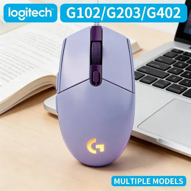 Logitech G102 G203 G402 Wired Gaming Mouse Smooth Tracking Colorful RGB Light for Student and Youth Gamers
Logitech G102 G203 G402 Wired Gaming Mouse Smooth Tracking Colorful RGB Light for Student and Youth Gamers