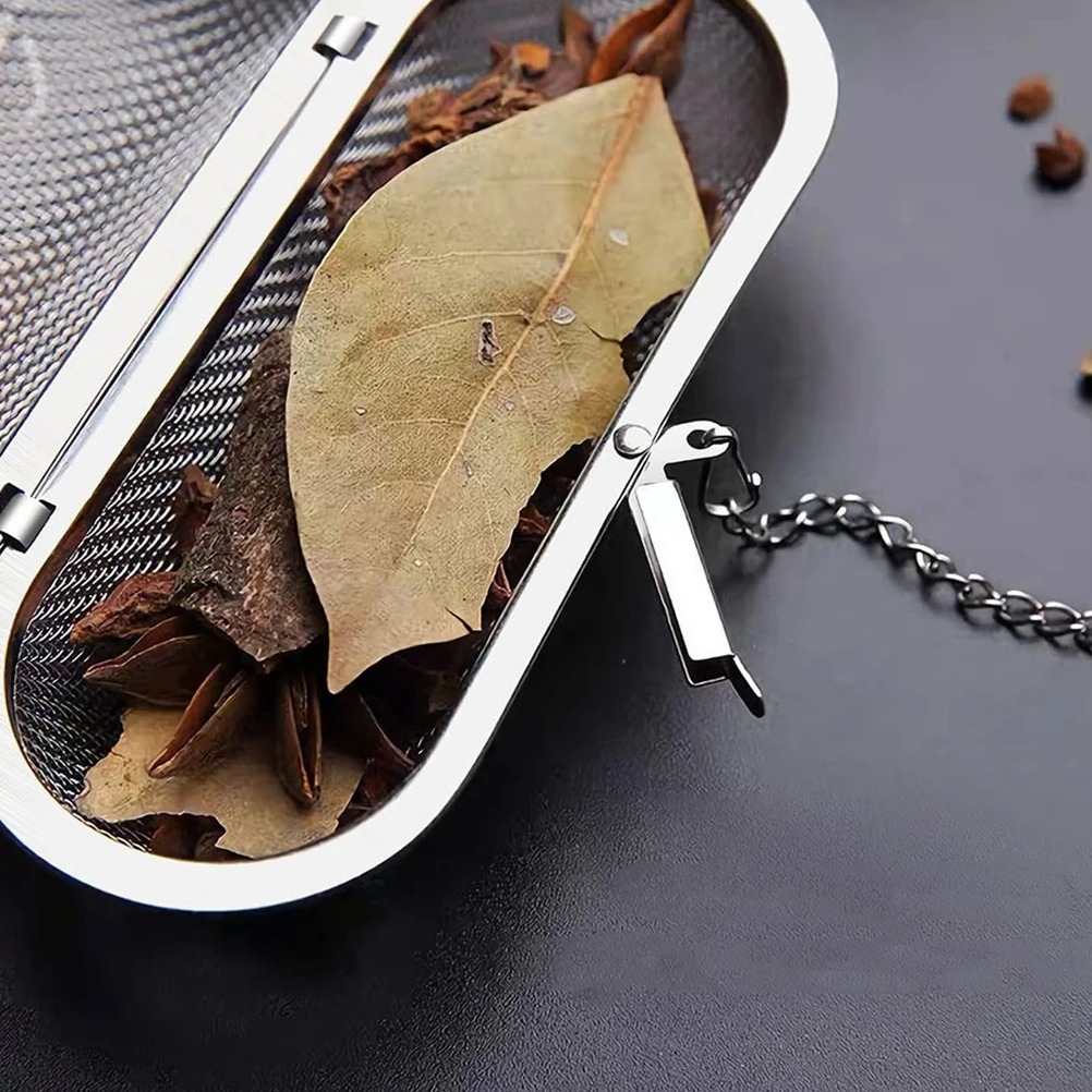 3Pcs Stainless Steel Tea Ball Rectangular Mesh Infuser for Mug Teapot Loose Leaf Tea Strainer Herbal Spice Steeper
3Pcs Stainless Steel Tea Ball Rectangular Mesh Infuser for Mug Teapot Loose Leaf Tea Strainer Herbal Spice Steeper