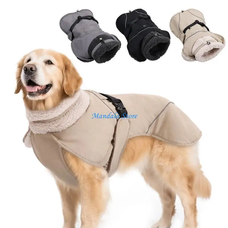 U2JC Dog Clothes Snow Dog Coat With High Neck Design And Reflective Strips For Extreme Cold Protections
U2JC Dog Clothes Snow Dog Coat With High Neck Design And Reflective Strips For Extreme Cold Protections