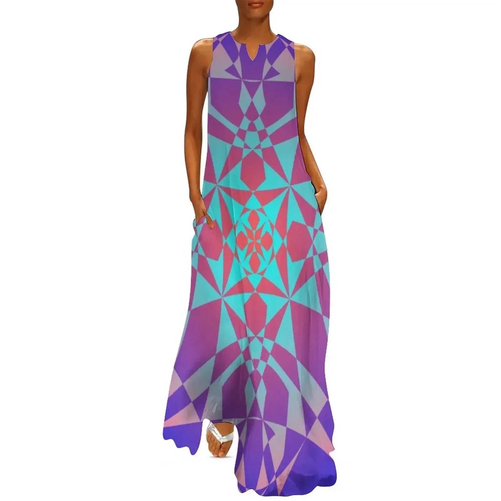 Diamond - digital abstract illustration mandala Long Dress birthday dress for women cute dress
Diamond - digital abstract illustration mandala Long Dress birthday dress for women cute dress