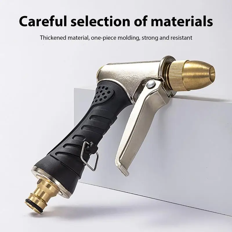 Garden Hose Nozzle Sprayer Watertight Rotating Nozzle Car Wash Water Sprayer Watertight Anti-Slip Multiple Water Discharge Modes
Garden Hose Nozzle Sprayer Watertight Rotating Nozzle Car Wash Water Sprayer Watertight Anti-Slip Multiple Water Discharge Modes