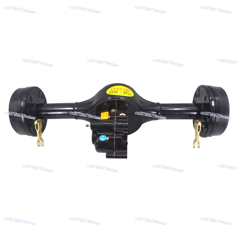 Electric tricycle rear axle assembly, high-speed motor, drum brake, gear transmission unit
Electric tricycle rear axle assembly, high-speed motor, drum brake, gear transmission unit
