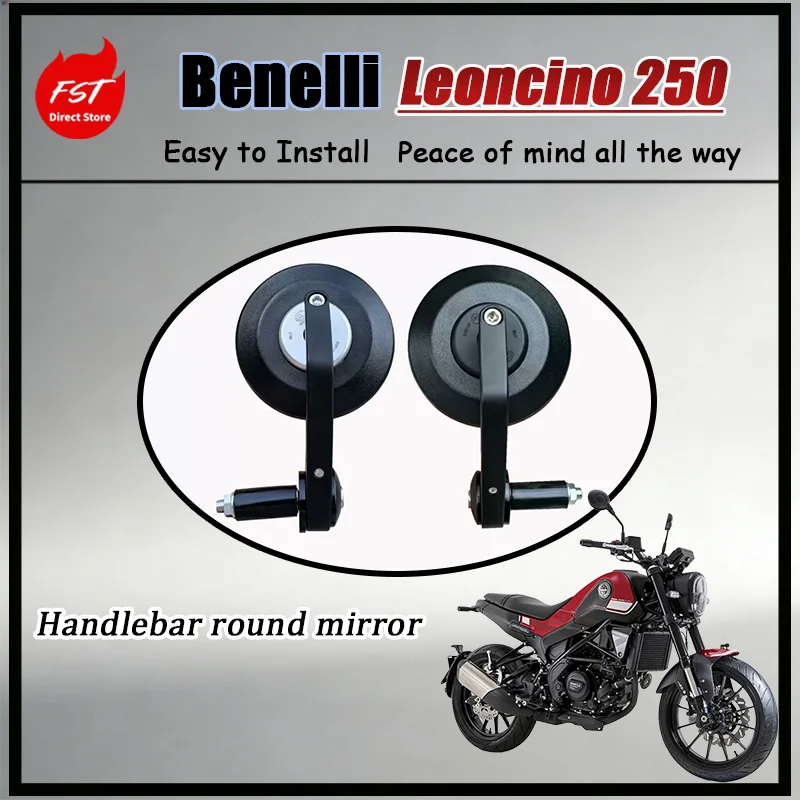 FOR Benelli Leoncino250 round Rearview Mirrors CNC Aluminum Retro Bar End Mirror for 150 500 502C 752S 302S Motorcycle Mod Parts
FOR Benelli Leoncino250 round Rearview Mirrors CNC Aluminum Retro Bar End Mirror for 150 500 502C 752S 302S Motorcycle Mod Parts