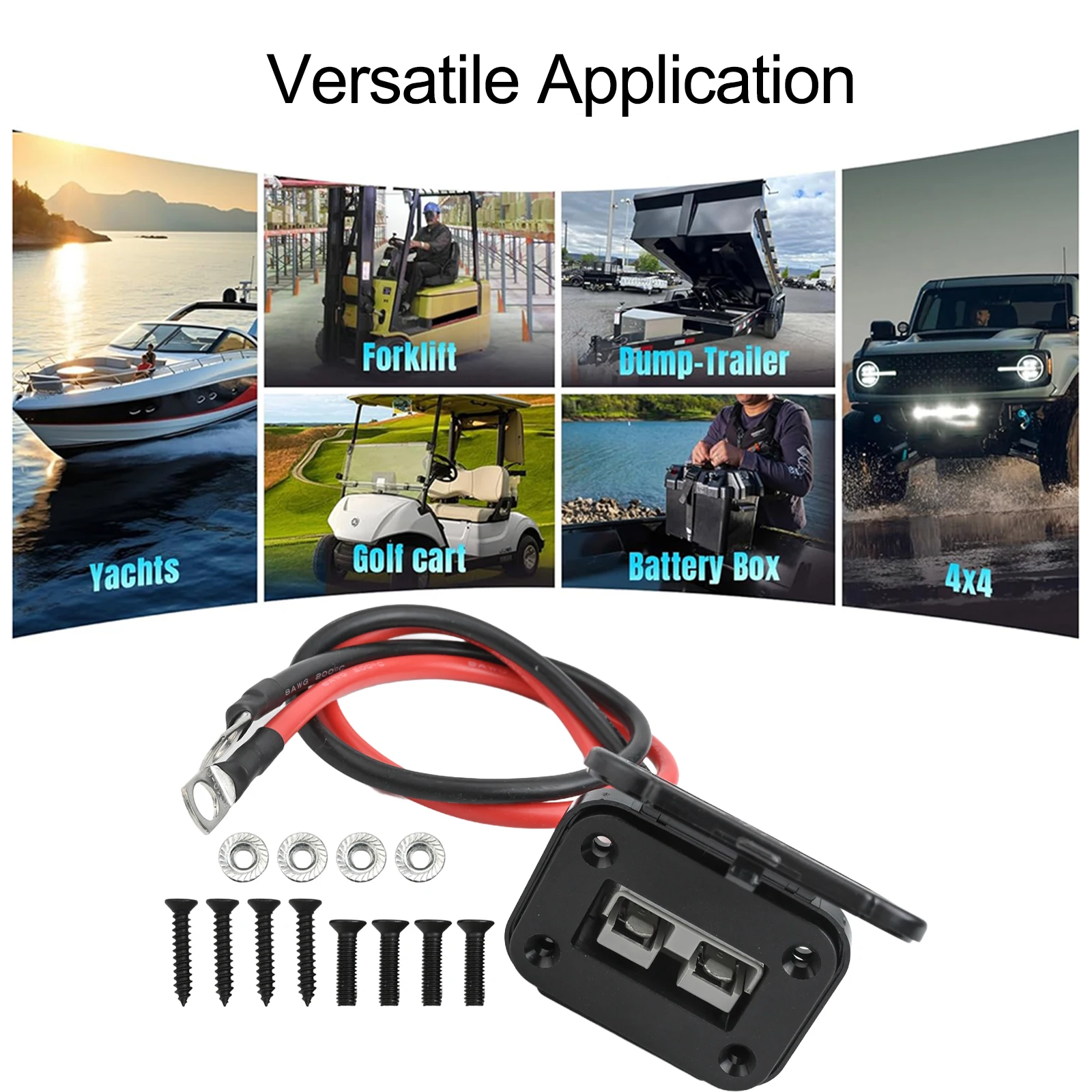 Надежный разъем для быстрого отключения аккумулятора 50А, совместимый с разъемами Anderson, гарантия безопасной эксплуатации
Надежный разъем для быстрого отключения аккумулятора 50А, совместимый с разъемами Anderson, гарантия безопасной эксплуатации