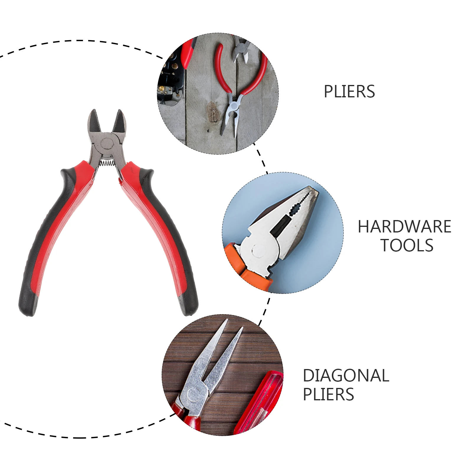 Diagonal Pliers Hand Tools Stripper Electrical Terminals Cutters Thick Wires High Leverage Short Jaws Beveled Edges Insulated
Diagonal Pliers Hand Tools Stripper Electrical Terminals Cutters Thick Wires High Leverage Short Jaws Beveled Edges Insulated