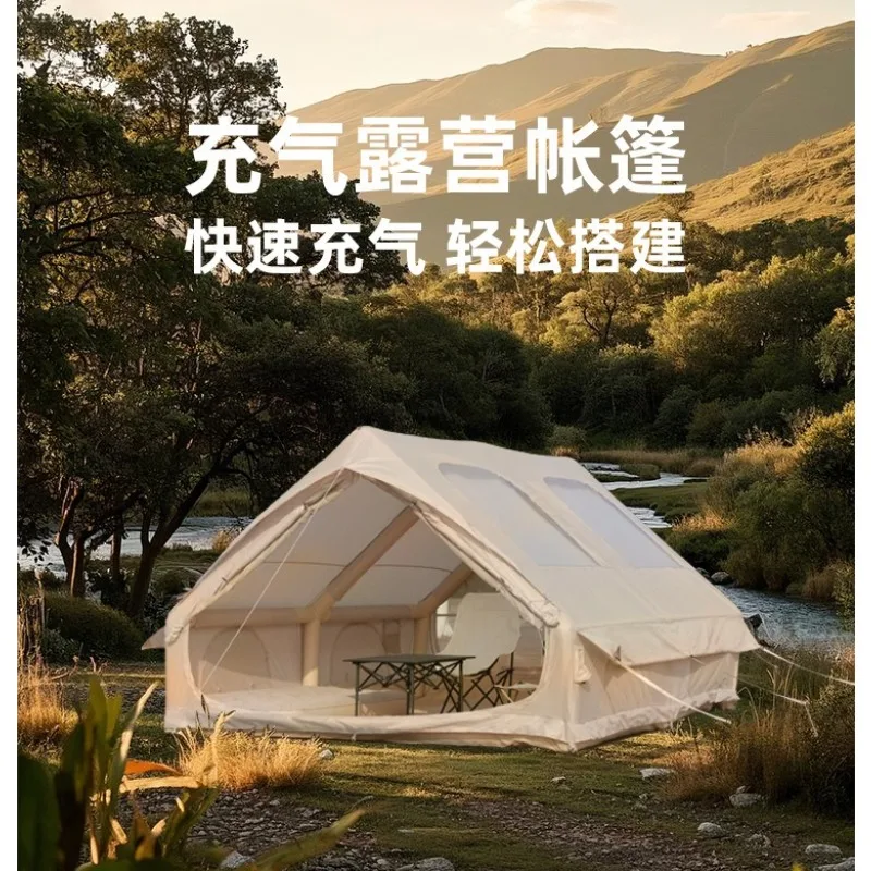 Надувная палатка для кемпинга с утолщенной крышей. Подходит для 3-4 человек. Автоматически надуивается.
Надувная палатка для кемпинга с утолщенной крышей. Подходит для 3-4 человек. Автоматически надуивается.