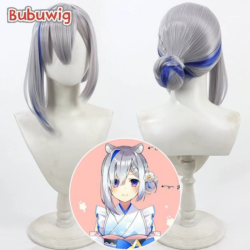Bubuwig Synthetic Hair Amane Kanata Cosplay Wigs Virtual YouTuber Amane Kanata Long Silver Gray Mixed Blue Wig Heat Resistant
Bubuwig Synthetic Hair Amane Kanata Cosplay Wigs Virtual YouTuber Amane Kanata Long Silver Gray Mixed Blue Wig Heat Resistant