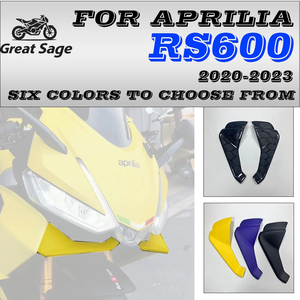 for Aprilia RS660 2020-2023 Motorcycle Front Lip Wind Wing Cover Cone Aerodynamics Fairing Winglets - Custom Fit Enhanced Perfor
for Aprilia RS660 2020-2023 Motorcycle Front Lip Wind Wing Cover Cone Aerodynamics Fairing Winglets - Custom Fit Enhanced Perfor