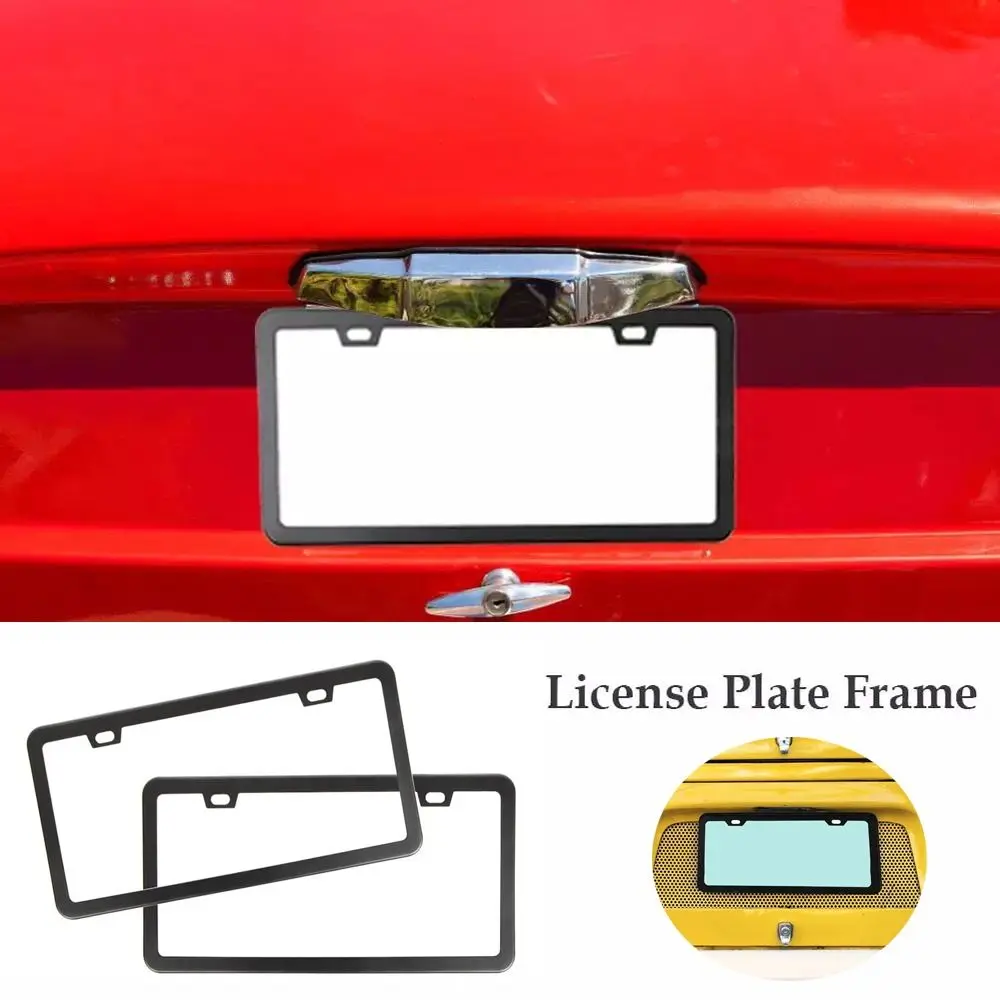 2Pcs 2 Hole Car License Plate Frame Rustproof Universal License Plate Cover High Quality Stainless Steel Truck License Plate
2Pcs 2 Hole Car License Plate Frame Rustproof Universal License Plate Cover High Quality Stainless Steel Truck License Plate