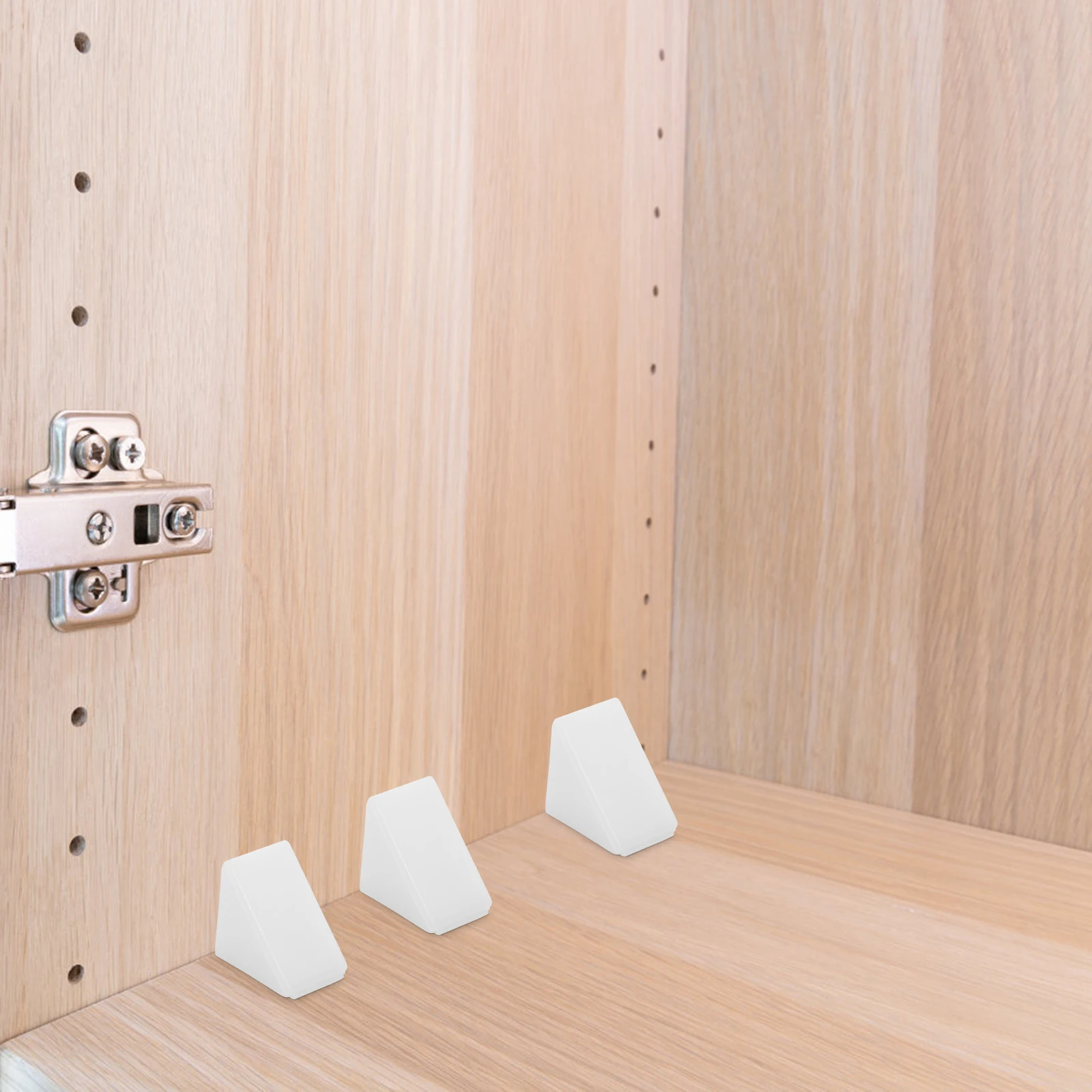 100Pcs Drawer Bottom Wedge Strong Plastic Corner Brace Fix Wobbling Shelves Reinforcement for Cabinets Wardrobes Bookcases
100Pcs Drawer Bottom Wedge Strong Plastic Corner Brace Fix Wobbling Shelves Reinforcement for Cabinets Wardrobes Bookcases