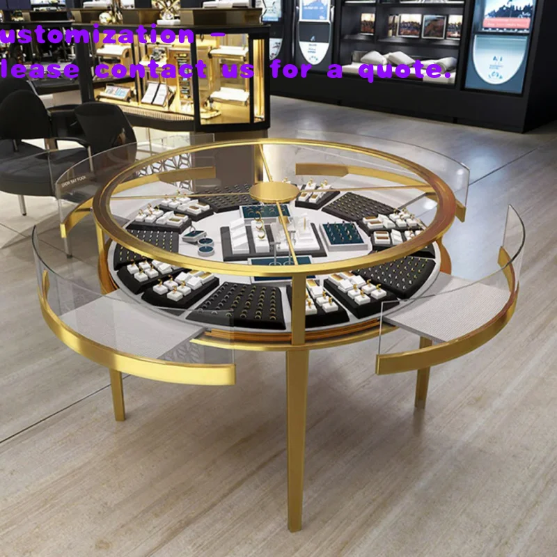 custom.Customized High-End Modern LED Circular Jewelry Counter Tempered Glass Display Cabinet Retail Stores and Shopping
custom.Customized High-End Modern LED Circular Jewelry Counter Tempered Glass Display Cabinet Retail Stores and Shopping