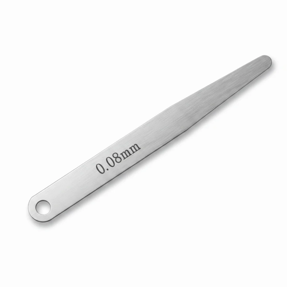5pcs Stainless Steel Feeler Gauge Silver Thickness Metric Gap Measuring Tool 100mm Filler Thickness Gage Gap Measurement
5pcs Stainless Steel Feeler Gauge Silver Thickness Metric Gap Measuring Tool 100mm Filler Thickness Gage Gap Measurement