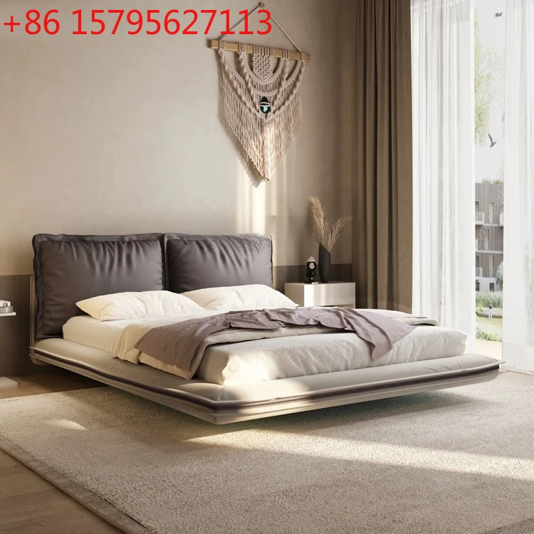 Новая кровать для дома: скандинавский дизайнерский стиль, современная, легкая роскошь, простая, двуспальная, для главной спальни, татами-кровать
Новая кровать для дома: скандинавский дизайнерский стиль, современная, легкая роскошь, простая, двуспальная, для главной спальни, татами-кровать