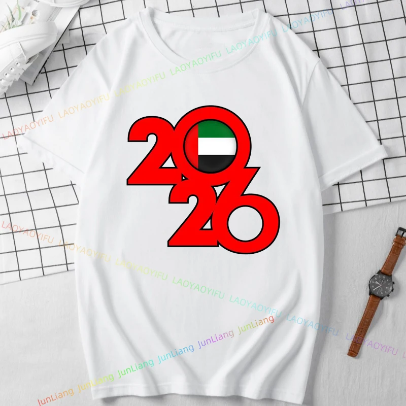 2026 Shirt for Women Men Tops Happy New Year Country T-shirt Arab Flag Style Couple's New Year Party Costume
2026 Shirt for Women Men Tops Happy New Year Country T-shirt Arab Flag Style Couple's New Year Party Costume