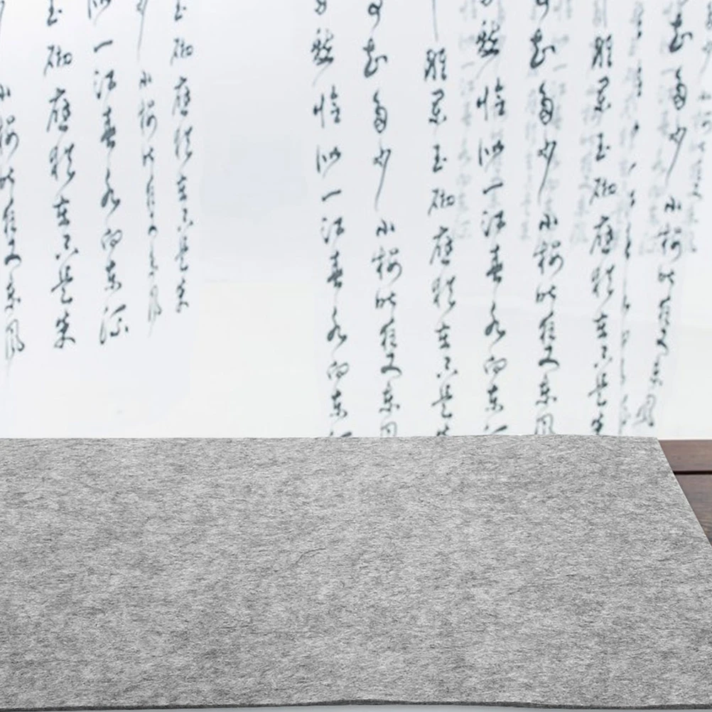 2 Pcs 40x60cm Chinese Painting Felt Grey Practical Calligraphy Felt Writing Desk Mat Student Calligraphy Desk Mat Supplies
2 Pcs 40x60cm Chinese Painting Felt Grey Practical Calligraphy Felt Writing Desk Mat Student Calligraphy Desk Mat Supplies
